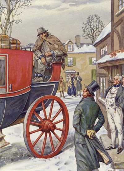 George Loveless, mártir de Tolpuddle, en el coche en Salisbury de English School